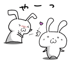 Free Bunny. sticker #8497560