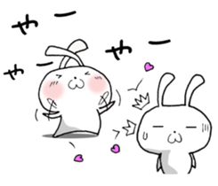 Free Bunny. sticker #8497561