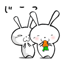 Free Bunny. sticker #8497563