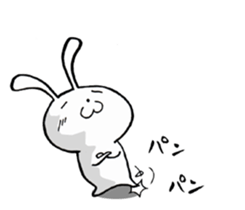 Free Bunny. sticker #8497564