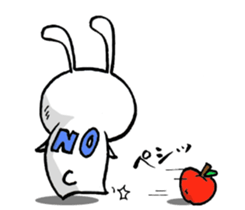 Free Bunny. sticker #8497571