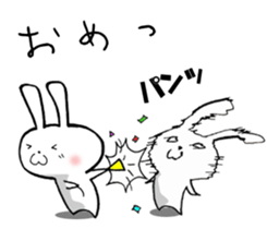 Free Bunny. sticker #8497574