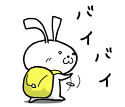 Free Bunny. sticker #8497576