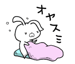 Free Bunny. sticker #8497577