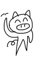 Picture of a cute pig sticker #8497745