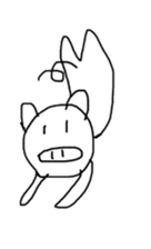 Picture of a cute pig sticker #8497761