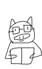 Picture of a cute pig sticker #8497771