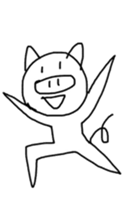 Picture of a cute pig sticker #8497776