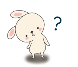 office lady rabbit sticker #8498386