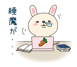 office lady rabbit sticker #8498388