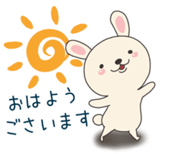 office lady rabbit sticker #8498390