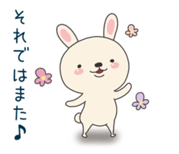 office lady rabbit sticker #8498392