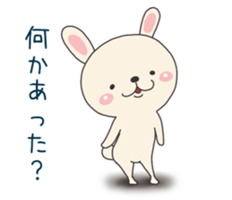 office lady rabbit sticker #8498393