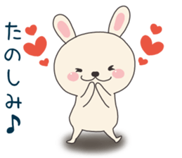 office lady rabbit sticker #8498394