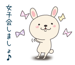 office lady rabbit sticker #8498397