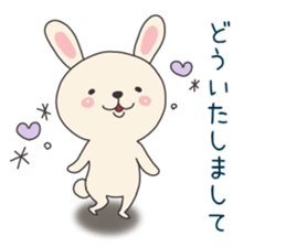 office lady rabbit sticker #8498408