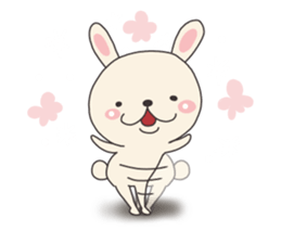 office lady rabbit sticker #8498416