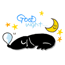 DACHSHUND monochrome Sticker2 sticker #8498519