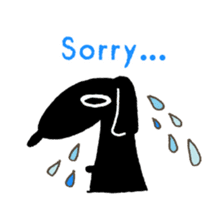 DACHSHUND monochrome Sticker2 sticker #8498522