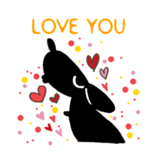 DACHSHUND monochrome Sticker2 sticker #8498526