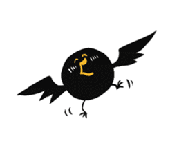 Shadow crow light up! sticker #8499016