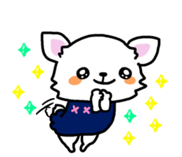 Toy poodle and Chihuahua for the couple sticker #8499188