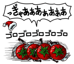 Strawberry Santa sticker #8499310