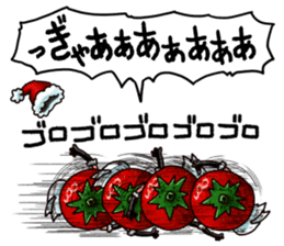 Strawberry Santa sticker #8499310