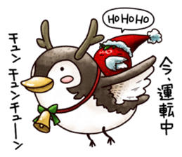 Strawberry Santa sticker #8499330