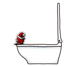 Strawberry Santa sticker #8499337