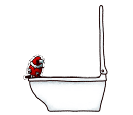 Strawberry Santa sticker #8499337