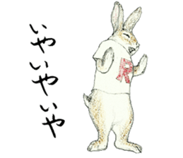 Wannabe famous rabbit sticker #8499457