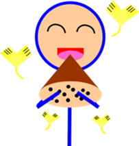 Human Hyorohyoro 2 sticker #8499761