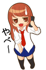 NOZOMI of girls' school draft beer sticker #8500100