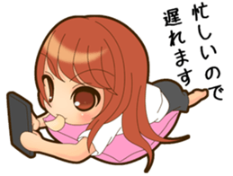 NOZOMI of girls' school draft beer sticker #8500108