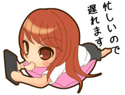 NOZOMI of girls' school draft beer sticker #8500108