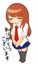 NOZOMI of girls' school draft beer sticker #8500111