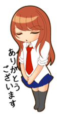 NOZOMI of girls' school draft beer sticker #8500111