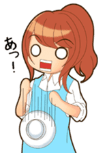 NOZOMI of girls' school draft beer sticker #8500112