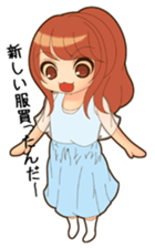 NOZOMI of girls' school draft beer sticker #8500114