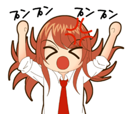 NOZOMI of girls' school draft beer sticker #8500118