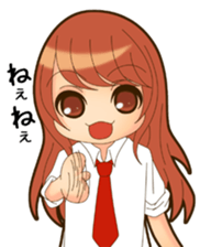 NOZOMI of girls' school draft beer sticker #8500120