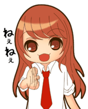 NOZOMI of girls' school draft beer sticker #8500120