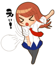 NOZOMI of girls' school draft beer sticker #8500128