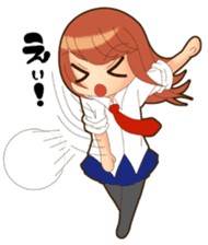 NOZOMI of girls' school draft beer sticker #8500128