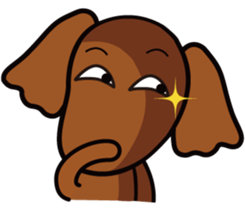 Sarcasm dog 3 sticker #8500218