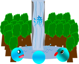 Adventures of Awa-kun and Wakatan sticker #8500296