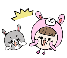 Pretty Favorite girl sticker #8500431