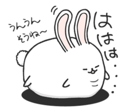 Short leg rabbit sticker #8500580