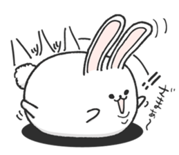 Short leg rabbit sticker #8500581